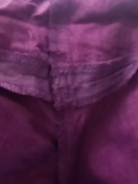 COS Plum Purple High-Rise Wide Leg Linen Trousers Size 10 - Picture 15 of 15